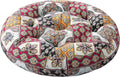 Codi Round Meditation Floor Cushions, Large Pillow Sitting for Adults and Kids, Boho Seats for Reading Yoga Living Room Tatami, Memory Foam Added, 22x22 Inch, Paisley Boho