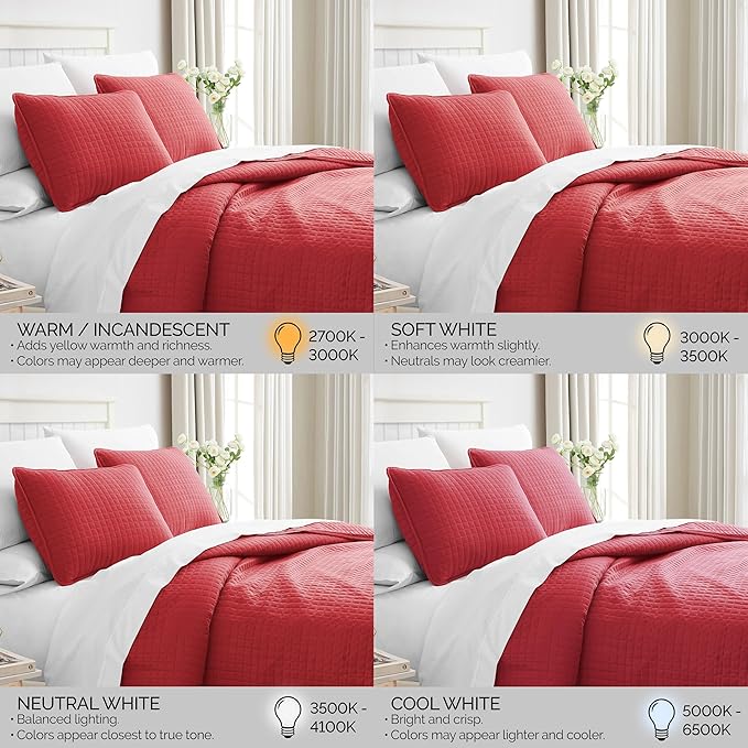 Southshore Fine Living, Inc. Full/Queen Quilt Bedding Set, Microfiber Quilts Queen Size, Coverlet, Stain & Pet Hair Resistant Bedding, Full Size Bedspread with 2 Pillow Shams, Chili Pepper Red