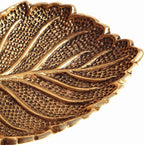 Pure Source India Leaf Design Incense Burner Holder/Incense Stick Holder Ash Catcher for Home Office Fragrance Yoga Meditation