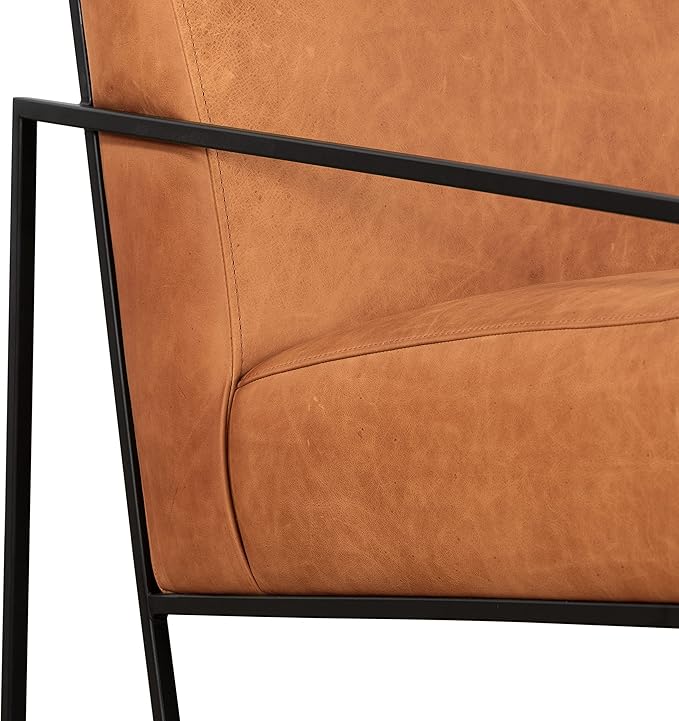 Bo Lounge Chair in Cognac Tan