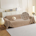 MYSKY HOME Couch Cover Sofa Covers for 2-3 Cushion Couch, Non-Slip Dog Furniture Protector Cover for Sofa, Couch Protector, Couch Covers for Sectional Sofa, 71" x 118", Khaki