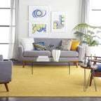 Nourison Home Nourison Essentials Yellow 10' x 14' Area Rug - Easy Clean, Non Shedding, Bed Room, Living Room, Dining Room, Kitchen (10' x 14')