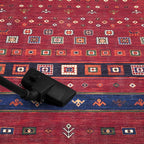 Keen Home Design 10x14 Rug - Machine Washable Area Rug with Non-Slip Backing, Ideal for Living Room, Dining Room, Bedroom - Vintage, Easy Clean, Durable, Low Pile Rug - (9'7" x 14')