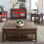 LIBERTY FURNITURE INDUSTRIES, INC. Lake House 3 Piece Set (1-Cocktail 2-End Tables)