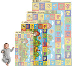 Upgrade Ultra Non Slip Kids ABC Rug for Kids Playroom, 3x5 Washable Alphabet Educational Learning Play Mat for Toddlers Baby Boys Girls, Colorful Farm Carpet for Nursery, Classroom & Bedroom, 36"x60"