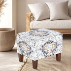 Spatial Order Home Decor | Dinah Collection Modern Storage Ottoman | Ottoman with Storage for Living Room & Bedroom(Antiqued Ebony Cream)