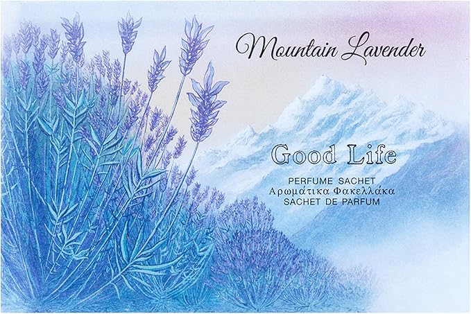 Good Life Mountain Lavender Scented Sachets | Designed and Manufactured in New Zealand | 12 Sachets