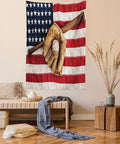 Ambesonne Baseball Tapestry, Vintage Baseball League Equipment Usa Grunge Glove Bat Fielding Sports Theme, Fabric Wall Hanging Decor for Bedroom Living Room Dorm, 30" X 45", Red Brown
