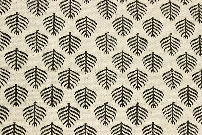 Kilim Runner 5x10 Cotton Runner Rug Beige & Black Flatweave Runner 0.19 inches Stone Easy Washable Hand Wash Cotton Carpet Indoor Outdoor Runner Rugs for Hallway, Staircases, Corridor Runner