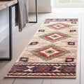 Well Woven Tulsa Lea Cream Traditional Southwestern Tribal 2X7 (2'3" x 7'3") Runner Rug