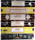 Nag Champa Incense Stick Pack - Assorted Fragrances - Hand Rolled & Non-Toxic - Perfect for Meditation and Relaxation - Home Fragrance Gift Pack - 15g, Set of 6 Aromas