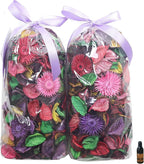 Qingbei Rina Potpourri Bags, Mixed Scented Potpourri Dried Flowers, Decorative Bowl Filler,Home Fragrance Sachet Petal, Holiday Bathroom Decor,8.4 oz(Colorful)