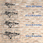 AILLA Tree of Life Wall Art Decor Set of 3 Wall Hanging Sculpture Modern Wall Home Decoration 3D Textured Sculptures for Living Room Bedroom Office Dinnig Room 3 Panels Family Tree Wall Hangings