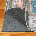 Waterproof Rug Pad, 9x12 ft Under Area Rug Carpet Pad, Non Slip Felt Rug Pads for Hardwood Floors, Keep Carpets in Place Soft and Prevent Rug from Wrinkling or Buckling