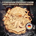 ESC WELT Blackbeard's Compass 3D Escape Room Puzzle Box - Brainteaser Money Box - Wooden Puzzle Game