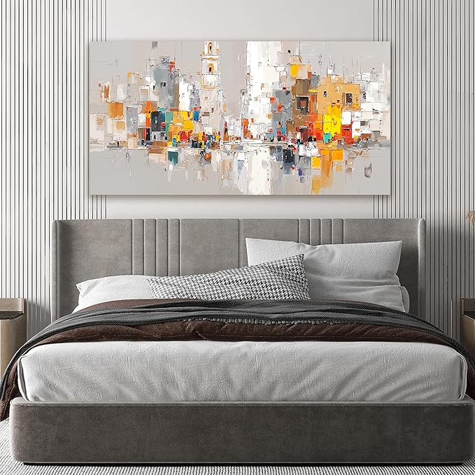 Canvas Wall Art Decor Modern Wall Art for Living Room Colorful Abstract Wall Art Prints Artwork for Walls Abstract Art Pictures Abstract Canvas Art Wall Decor Bedroom Office Decorations 20" X 40"
