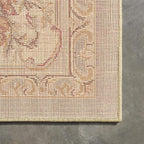 Rugs.com Chateau Collection Rug - 5 Ft Square Green Medium Pile Rug