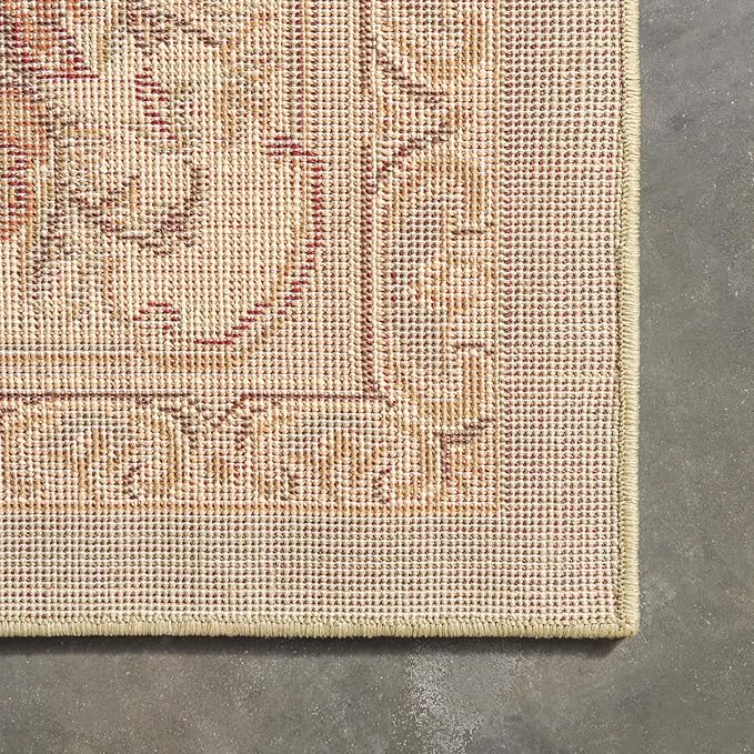 Rugs.com Chateau Collection Rug – 10 Ft Square Green Medium Rug Perfect for Living Rooms, Kitchens, Entryways