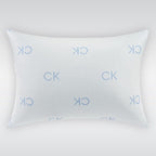 Calvin Klein Cooling Knit 20" x 28" Standard/Queen Size Set of 2 Bed Pillows for Sleeping, White