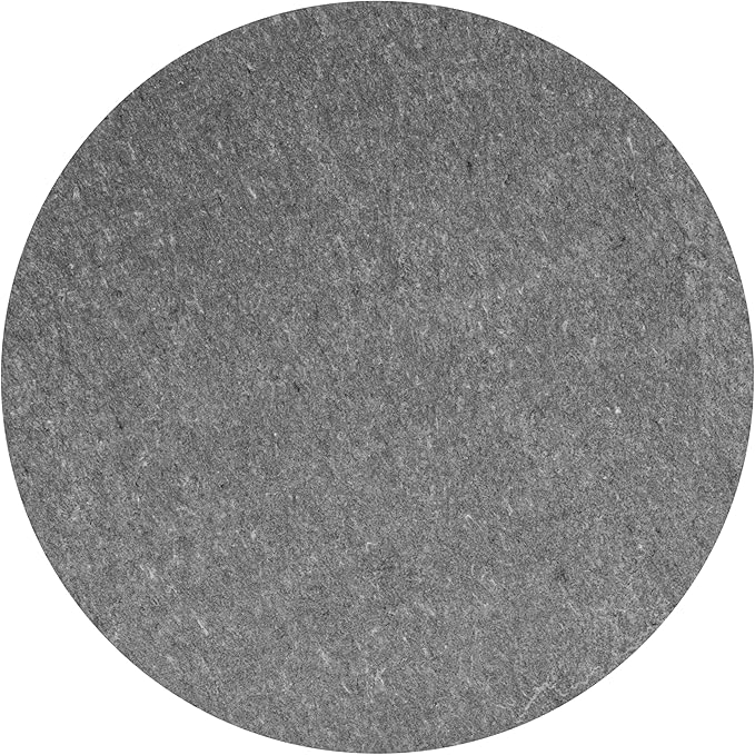 Anji Mountain 8' x 8' Round Non Slip Rug Pad Gripper for Area Rugs-Rug Gripper Pad Keeps Rugs Safe in Place Cushioning Under Rug Floor Protector for Hardwood & Tile Floors-Anti Skid Under Carpet Mat