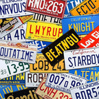 Celebrity Machines | Jaws 50th Anniversary | Shark Autopsy | Vanity Plate, Stamped Aluminum, Metal Decorative Tag, Corrosion Resistant, Quality Novelty Sign, Wall Decoration, Wall Hanging