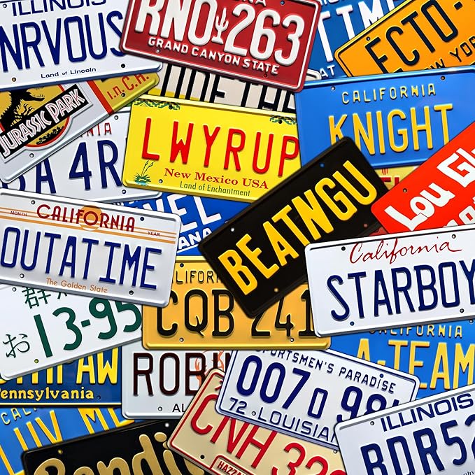 Celebrity Machines | Jaws 50th Anniversary | Shark Autopsy | Vanity Plate, Stamped Aluminum, Metal Decorative Tag, Corrosion Resistant, Quality Novelty Sign, Wall Decoration, Wall Hanging