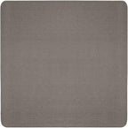 House, Home and More Skid-Resistant Carpet Indoor Area Rug Floor Mat - Gray - 6 Ft X 6 Ft - Non Slip Rubber Backing, Stain Resistant, Dog Friendly, Living Room Bedroom Kitchen Entryway