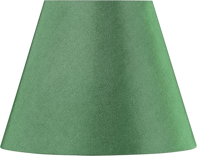 Aspen Creative 56030 Empire Uno Lamp Shade in Forest Green, 5" Top x 9" Bottom x 7" Slant Height, Slip UNO 33mm