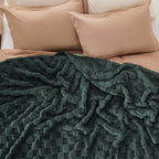 Bedsure GentleSoft King Size Blanket for Bed - Super Soft Cozy Blankets for Women Men Girls, Large Fuzzy Fleece Throw for Bedroom Decor, Dark Green,108x90 Inches