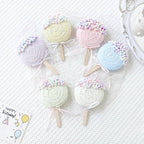 Colorful Macaron Lollipop Party Decorations - 6 Candy Gift Hanging Ornaments for Christmas, New Year, Easter, and Birthday Celebrations