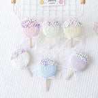 Colorful Macaron Lollipop Party Decorations - 6 Candy Gift Hanging Ornaments for Christmas, New Year, Easter, and Birthday Celebrations