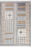 Area Rugs for Living Room 12x18 Kilim Rug Brown & Black Cotton Dhurrie Geometric Thick 0.19 inches Stone Easy Washable Rug Hand Wash Cotton Carpet Flatweave Rug Indoor Outdoor Rugs for Bedroom