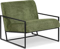 Bo Lounge Chair in Distressed Green Velvet