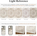 Beige Area Rug 7x9 Washable Living Room Carpet Vintage Non Slip Soft Bedroom Indoor Office Retro Low Pile Thin Oriental Medallion Large Rug for Dining Room Playroom