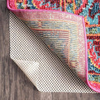 nuLOOM 12' x 15' Non-Slip Gripper Rug Pad, Cushioned for Comfort & Floor Protection, Skid Resistant Pads for Hard Floors Under Carpet Mat Cushion, Customizable Protection