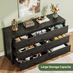 GarveeHome 7 Drawer Dresser for Bedroom, Wide Modern Chest of Drawers, Large Wood Dresser Wooden Storage Organizer for Living Room, Hallway Entryway