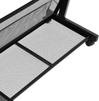 Floor-Standing Magazine Rack, 5-layer Brochure Holder Display Stand with Wheels, High-hardness Metal Literature Rack for Office, Exhibitions, and Any Organization Requiring Information Display