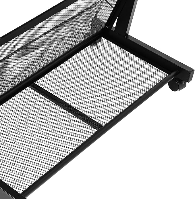 Floor-Standing Magazine Rack, 5-layer Brochure Holder Display Stand with Wheels, High-hardness Metal Literature Rack for Office, Exhibitions, and Any Organization Requiring Information Display