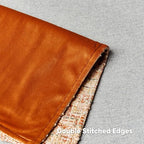 FUTEI Rust Decorative Throw Pillow Covers 22x22 Inch Set of 2,Soft Chenille Tweed Textured Cushion Case,Modern Home Decor for Couch Bed Living Room