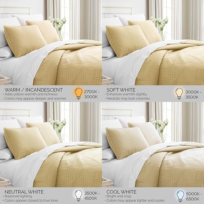 Southshore Fine Living, Inc. Full/Queen Quilt Bedding Set, Cozy Coverlet Queen Size Bedspread, Wrinkle-Free, Pet Hair Resistant Bedding, Full Size Quilt Coverlet w/2 Pillow Shams, Gold