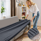 Hokway Stretch Couch Cushion Slipcovers X-Large Reversible Cushion Replacement Slipcovers Sofa Cushion Covers