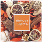 Qingbei Rina Orange Potpourri Bowl Filler, Cinnamon Scented Potpourri Dried Flowers, Decorative Vase Filler,Home Fragrance, Bathroom Decor,14 oz,(Citrus Orange)