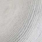 SIMPLIHOME Serena Round Braided Pouf - 18 inch Wide Upholstered Jute and Cotton Ottoman in Natural, Boho-Style Footstool or Extra Seating for Living Room with Polystyrene Bead Filling, Assembled