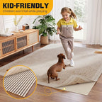 Non-Slip Rug Pad Gripper 2.5x8 Feet, Anti Skid Mat for Kitchen Hallway Runner Rug, Keeps Rugs in Position and Safe, Thick Cushioned Carpet Pad for Hardwood Floors Protection