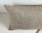 Aiking Home Woven Fine Faux Linen Throw Pillow Cover, Size 12"x18", Wheat