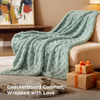 Bedsure GentleSoft Sage Green Throw Blanket for Couch - Super Soft Cozy Blankets Gifts for Women Men Girls, Cute Small Fleece Throws for Bedroom Home Decor, 50x70 Inches
