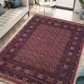Keen Home Design 10x14 Rug - Machine Washable Area Rug with Non-Slip Backing, Ideal for Living Room, Dining Room, Bedroom - Vintage, Easy Clean, Durable, Low Pile Rug - (9'7" x 14')