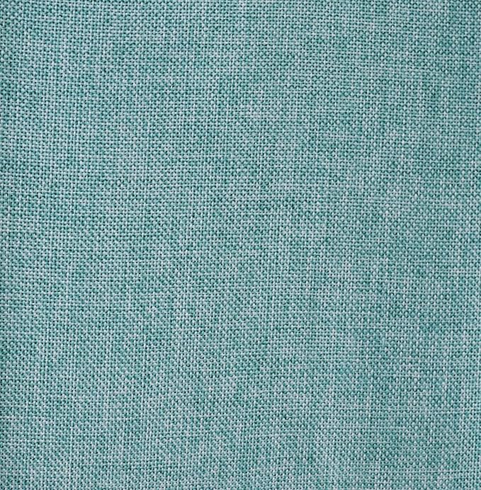 Aiking Home Woven Fine Faux Linen Throw Pillow Cover, Size 12"x24", Aqua