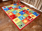 Furnish my Place 745 ABC with Animal ABC Area Rug for Kids | Educational Alphabet | Animals Children Rug | Contemporary Design | Multicolor (9'x13'2")
