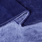 Amazon Basics Soft Fleece Throw Blanket, Lightweight Cozy Blanket for Couch & Sofa, 50 x 60 Inches, Navy